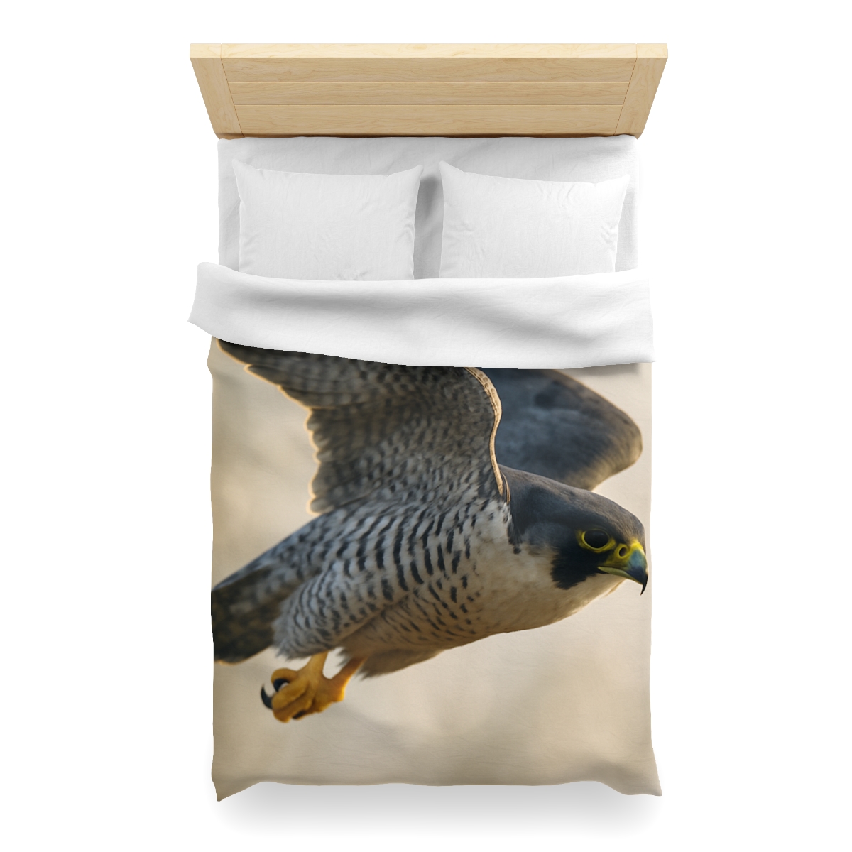 Sky Bolt Peregrine Falcon warm winter duvets