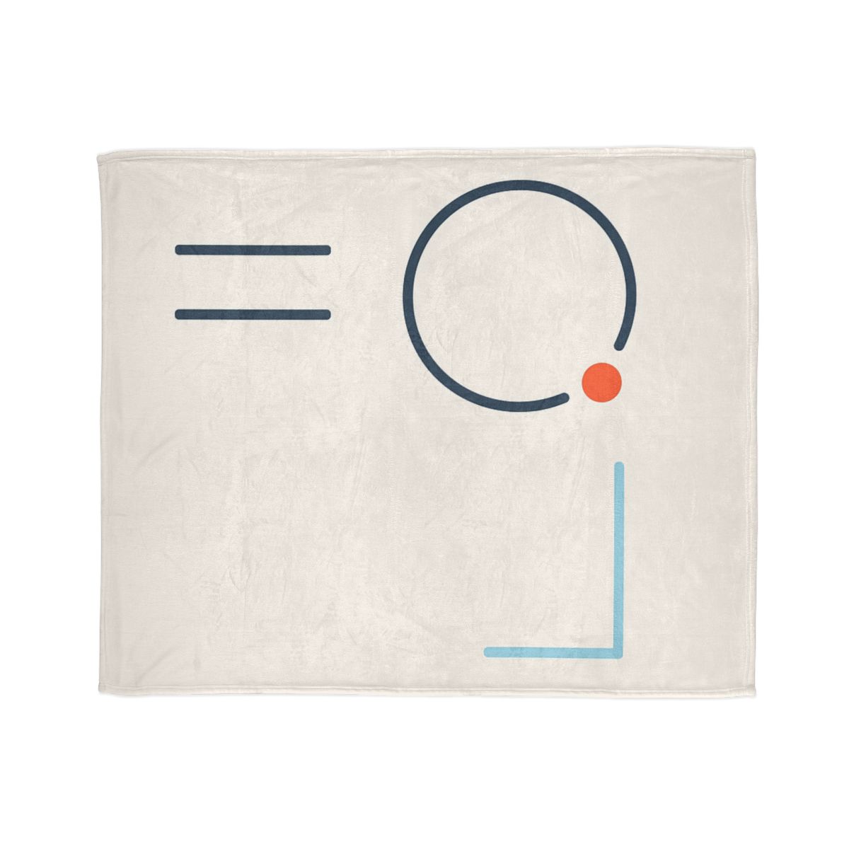 Quiet Orbit With Offset Bars personalized cozy blankets