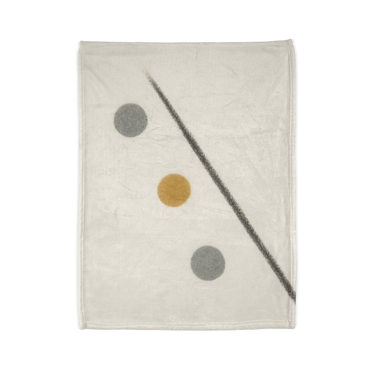 Diagonal Line And Triple Circles personalized cozy blankets