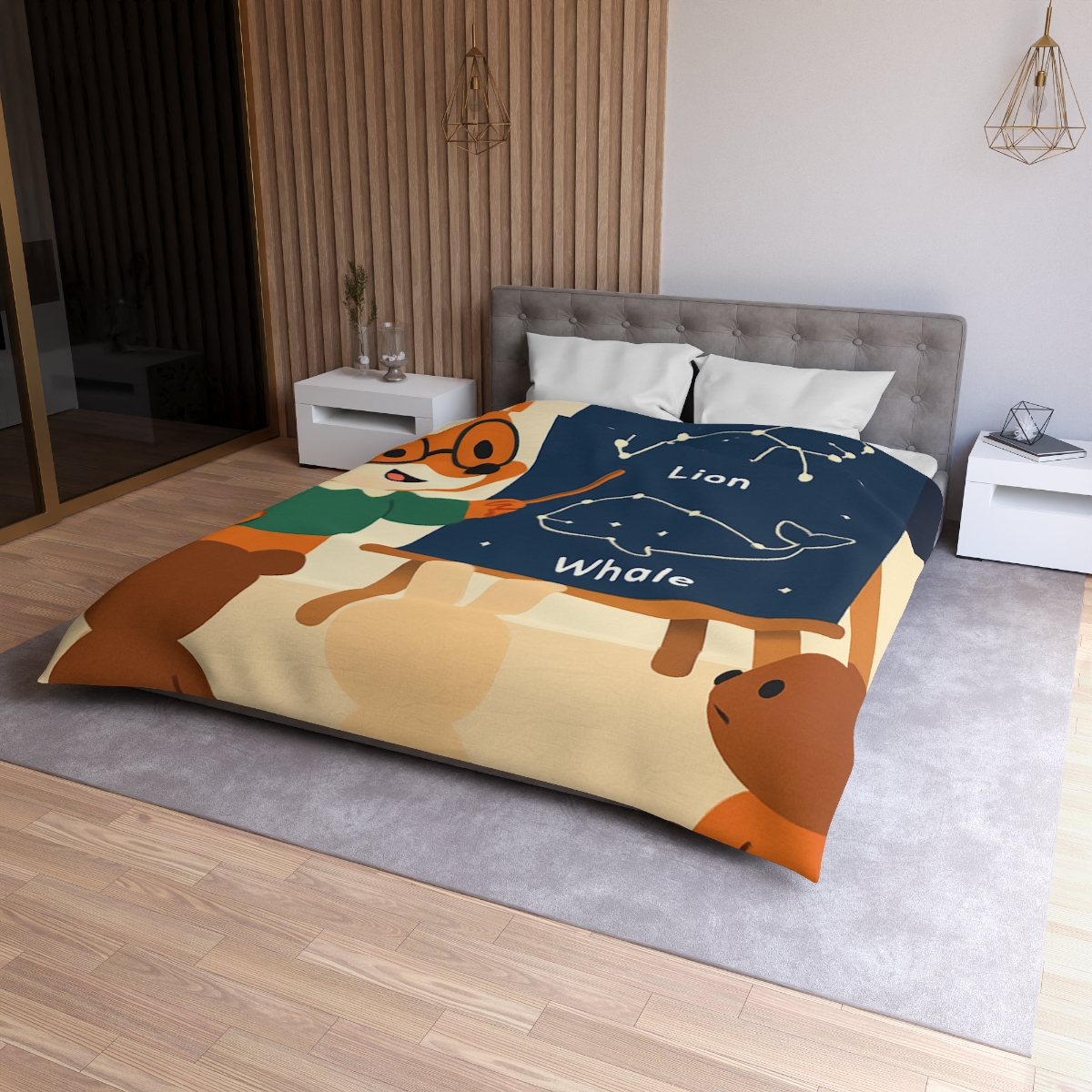 Constellation Classroom Fox stylish duvet covers