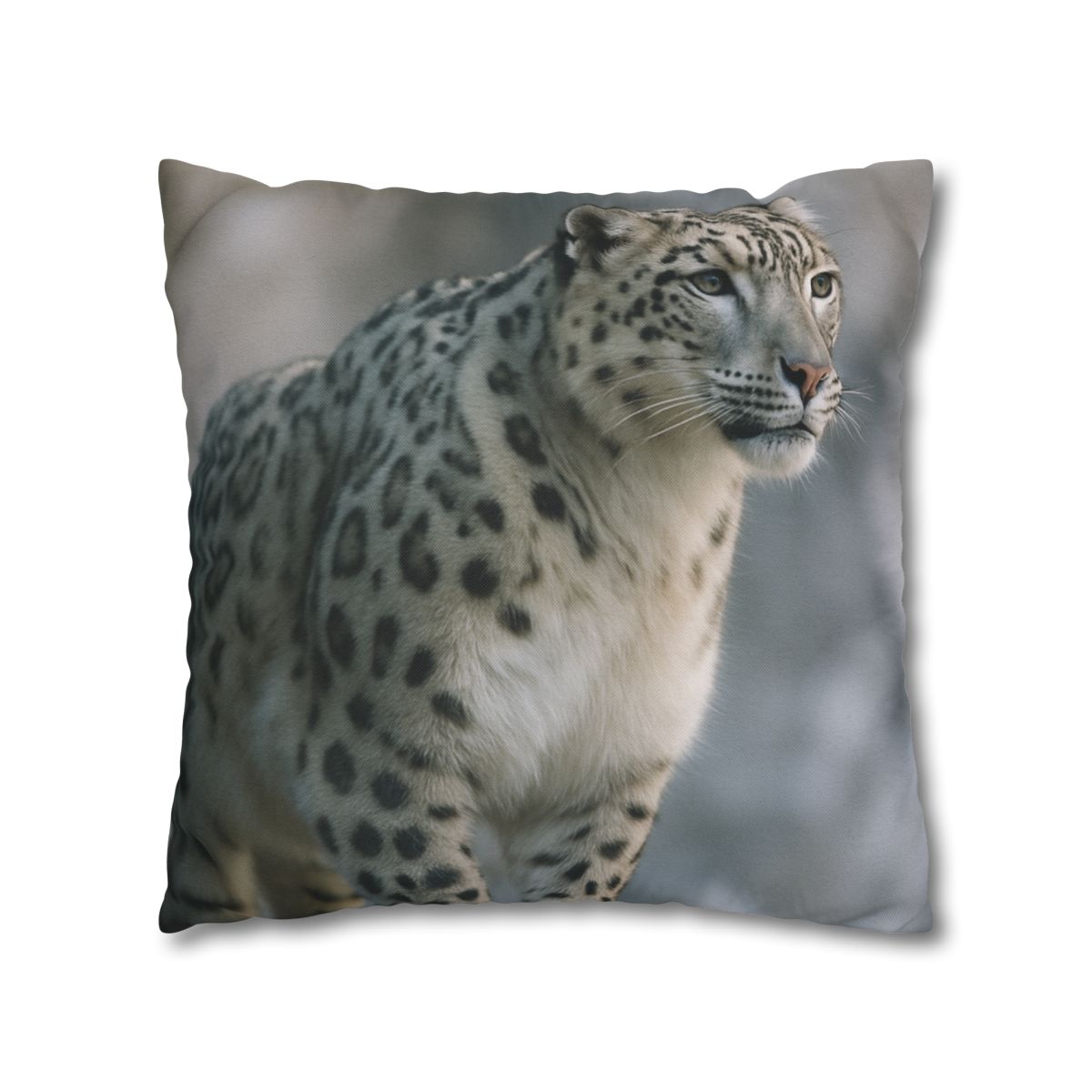 Cliff Phantom Snow Leopard soft cotton pillow cases