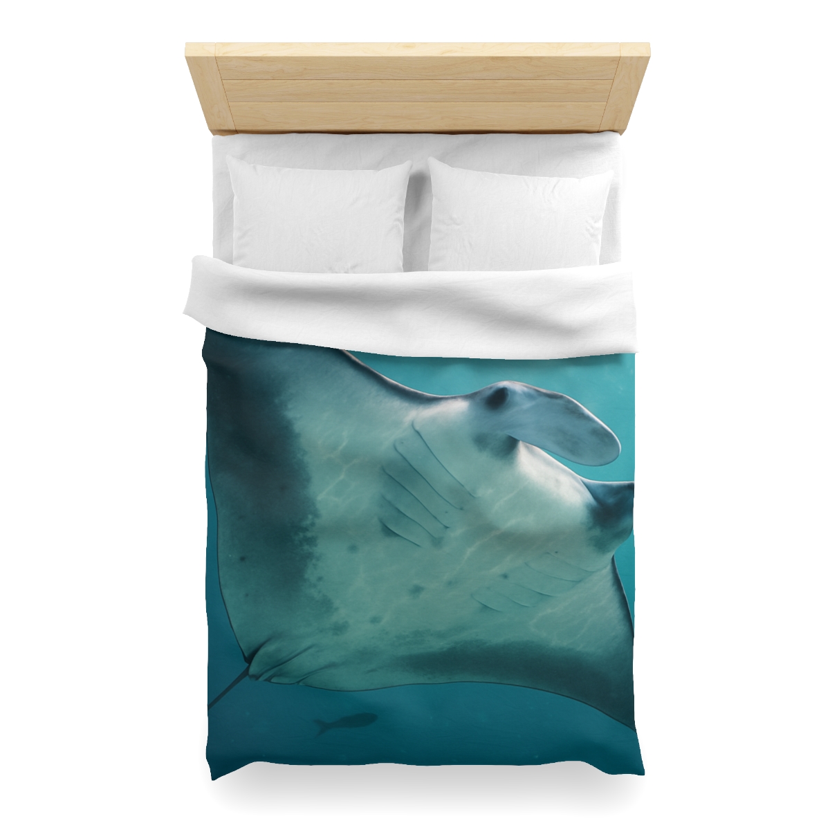Silent Glide Manta Ray unique patterned duvets