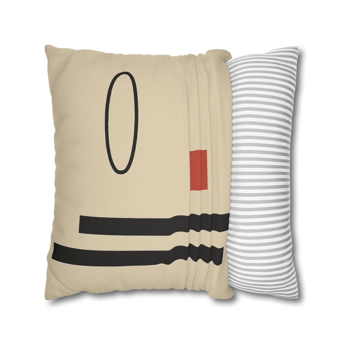 Aligned Posts With Floating Oval personalized pillow covers