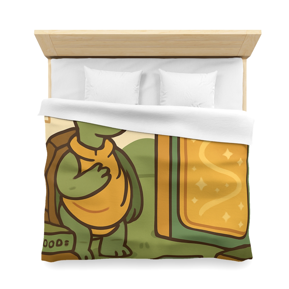 Time Traveling Tortoise Library warm winter duvets