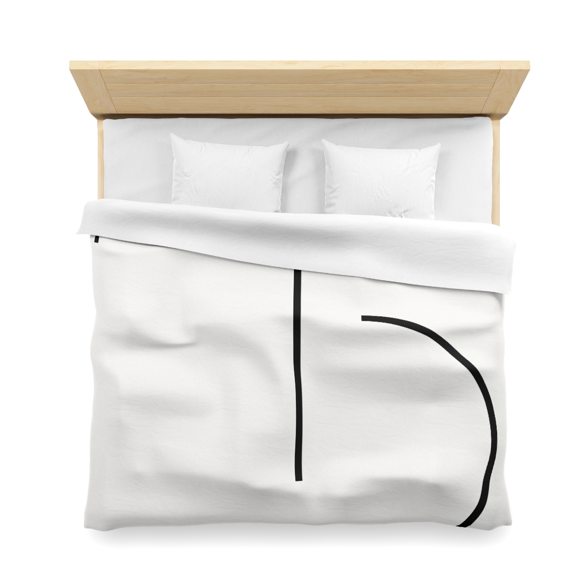 Twin Arc Horizon Offset custom duvets