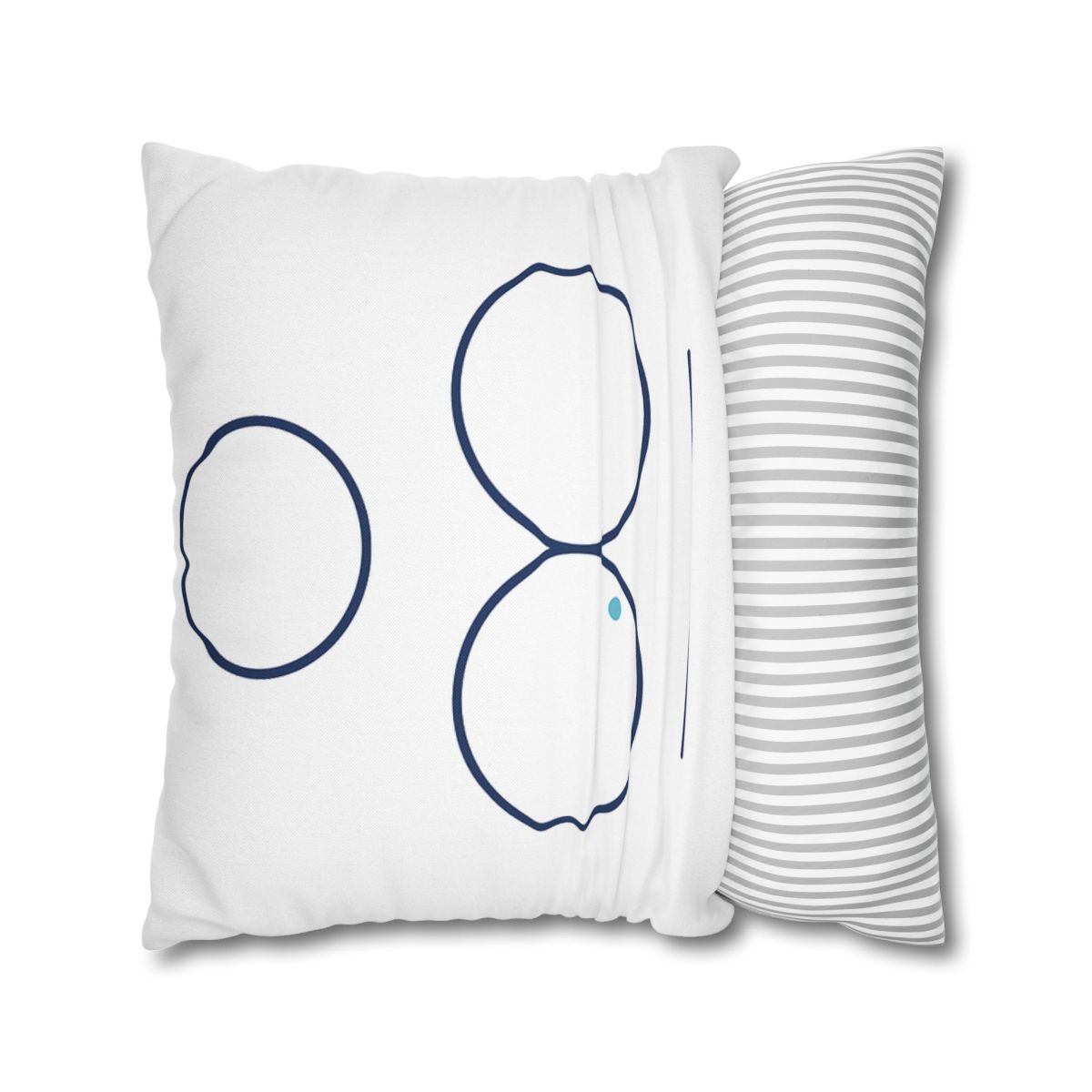 Triad Rings With Shared Tangent custom pillow cases