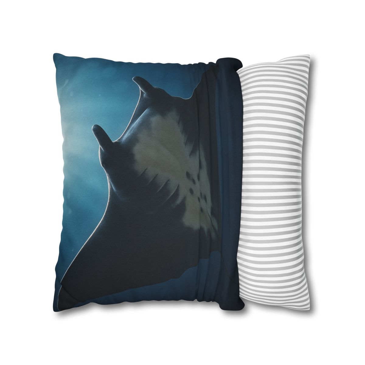 Manta Ray Moon Glide soft cotton pillow cases