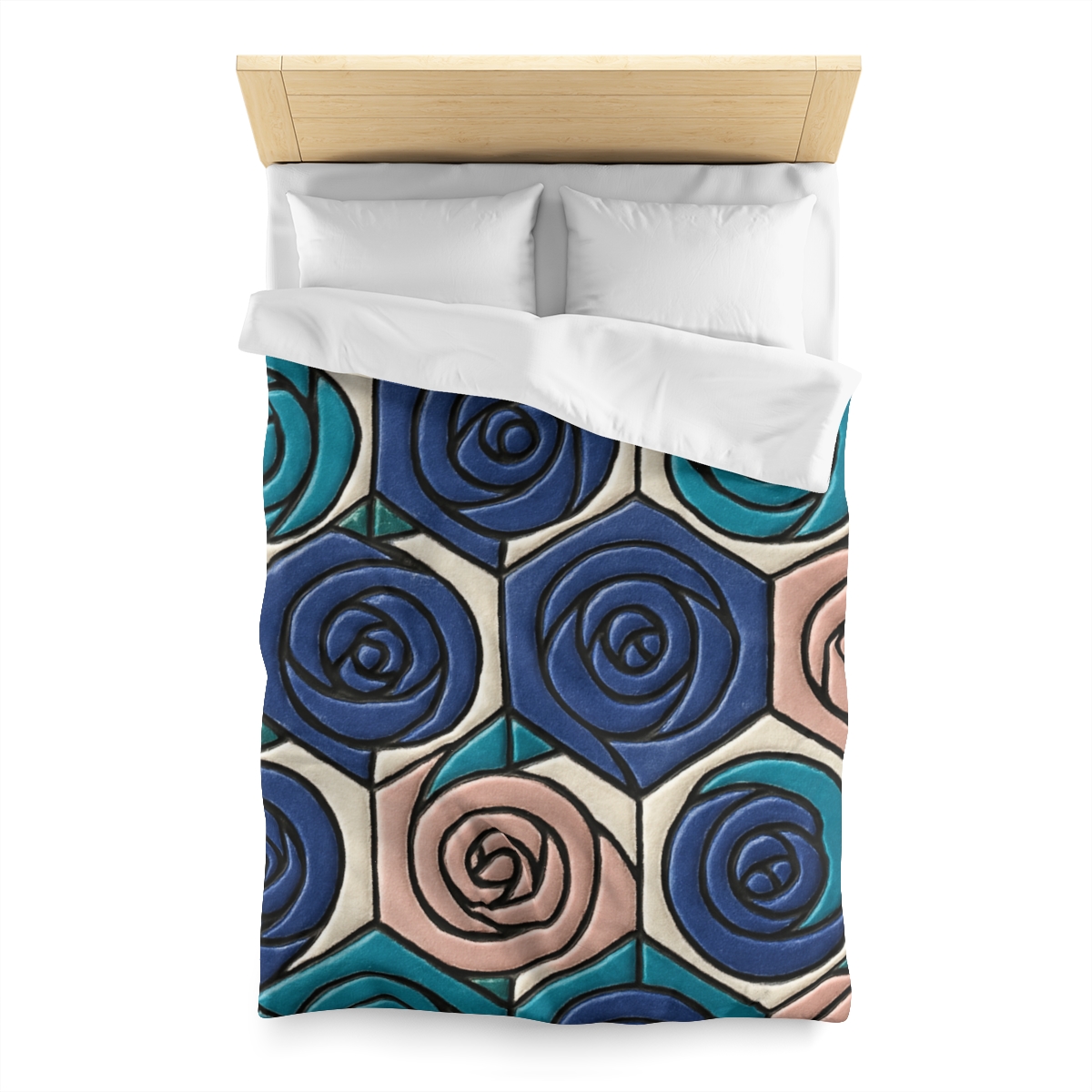 Bud Spiral Mosaic Tiles trendy bedroom duvets