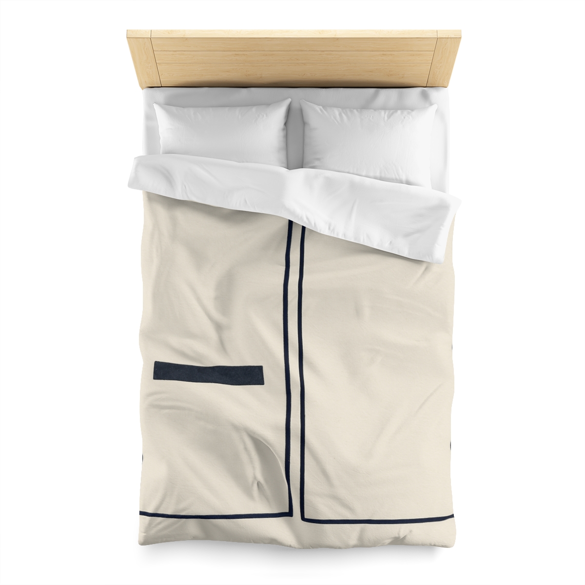 Twin Frames With Offset Bar designer printed duvets