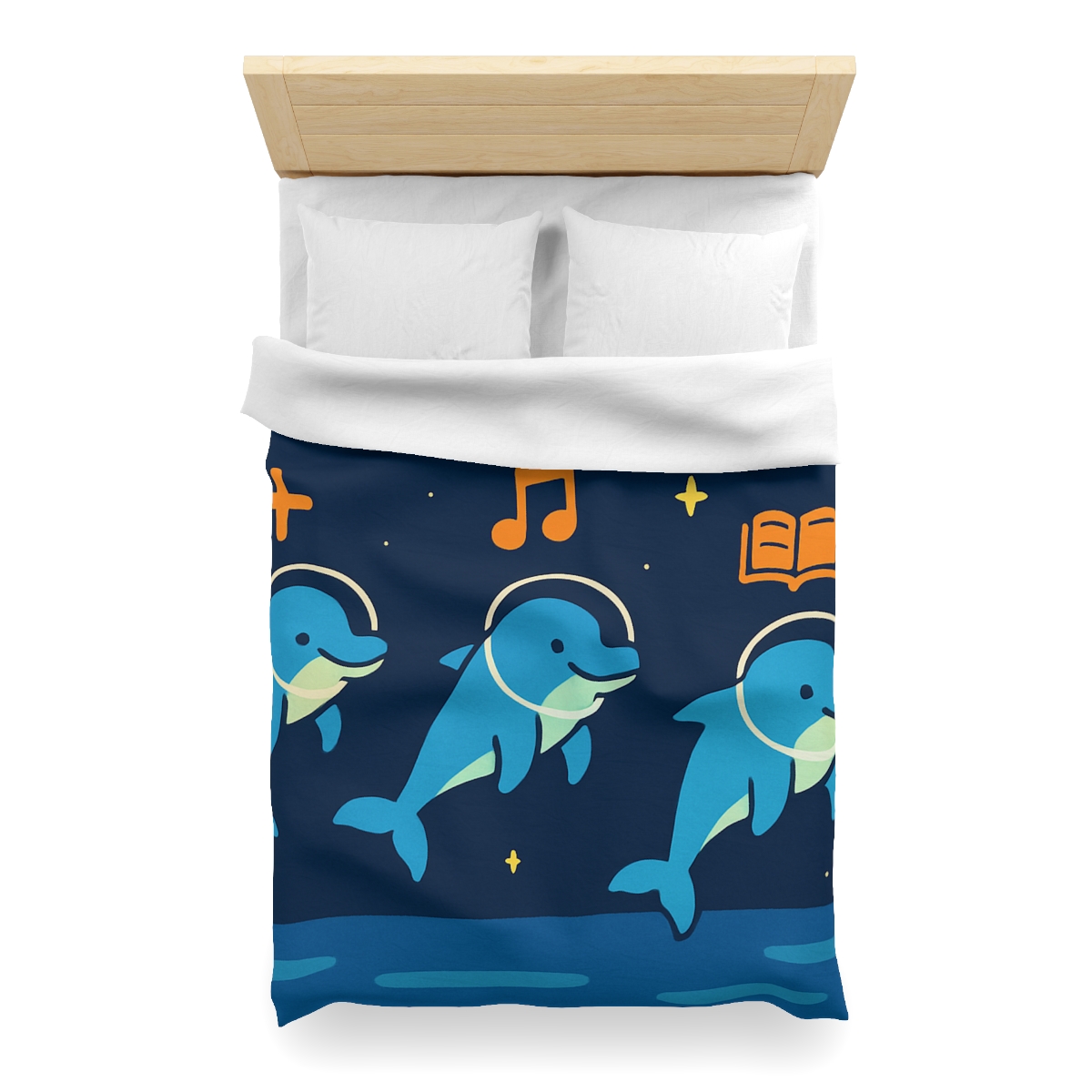 Space School Of The Ocean Dolphins duvets for gifts