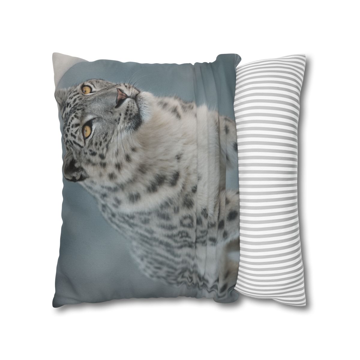 Ridge Phantom Snow Leopard custom pillow cases