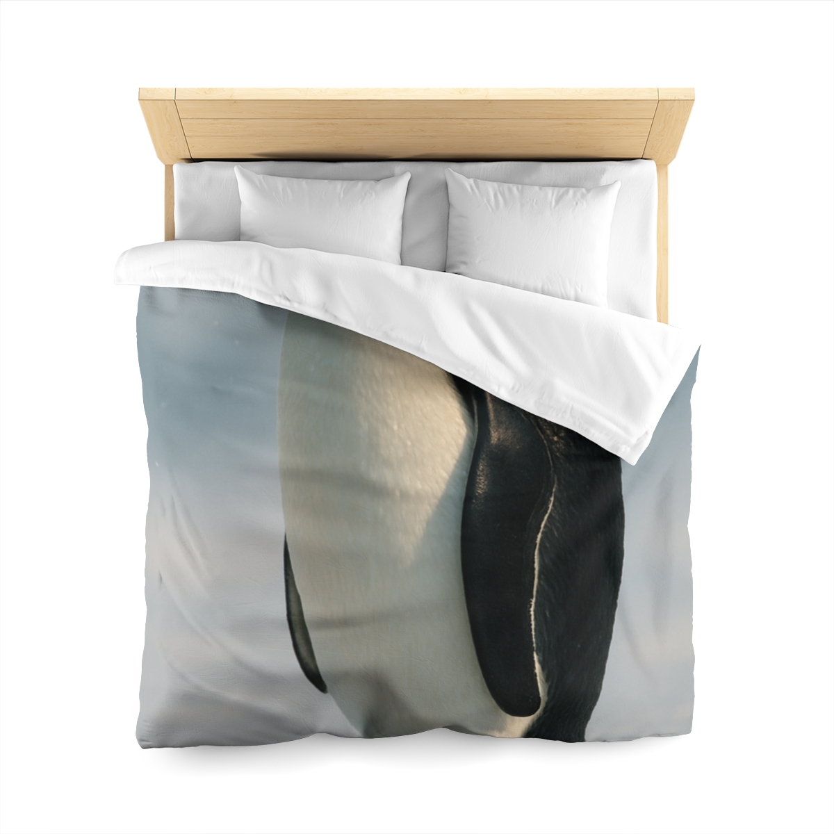 Aurora Drift Emperor Penguin warm winter duvets