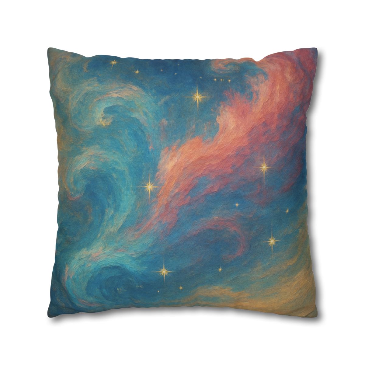 Chromatic Nebula Tidal Bloom stylish decorative pillowcases