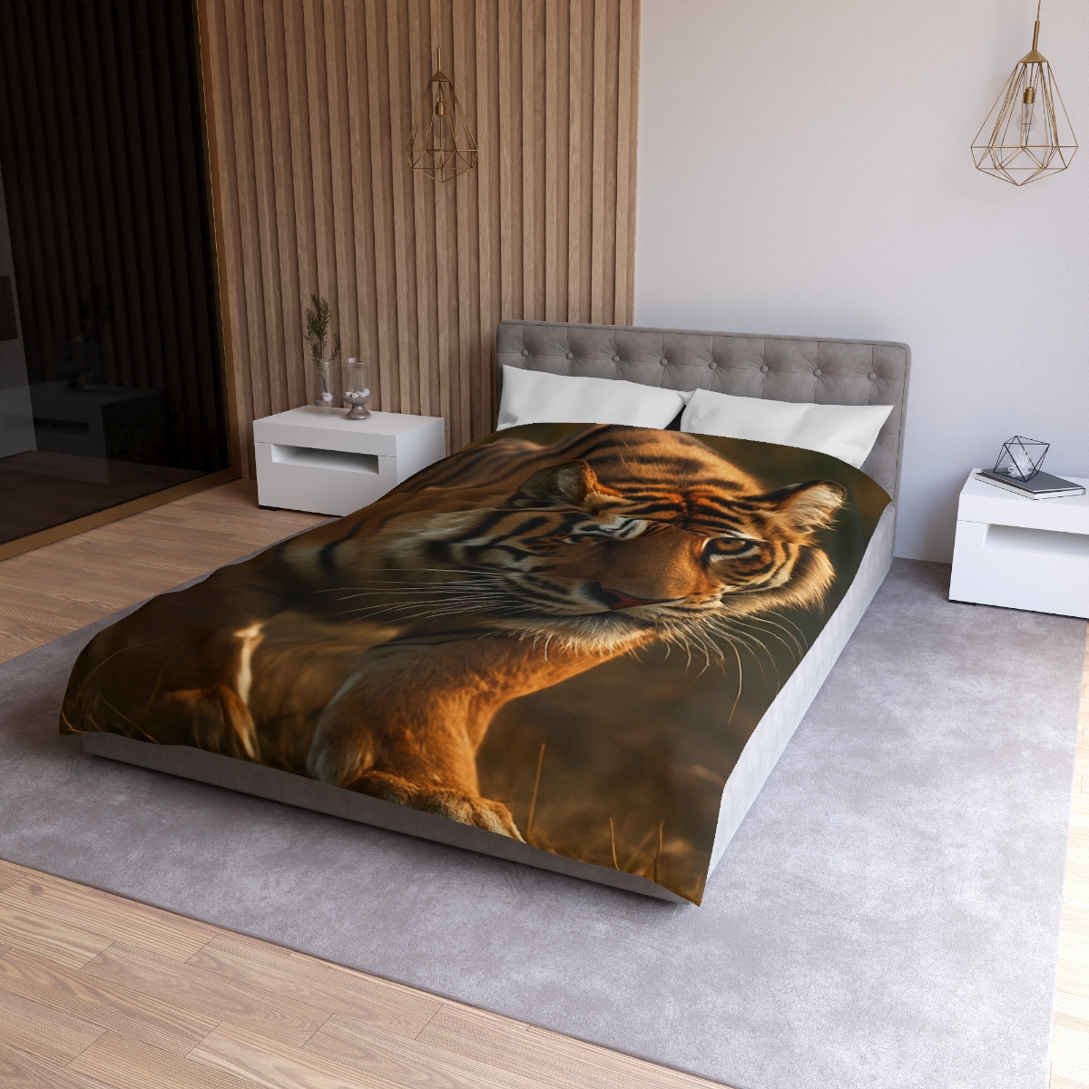 Forest Stalker Bengal Tiger warm winter duvets