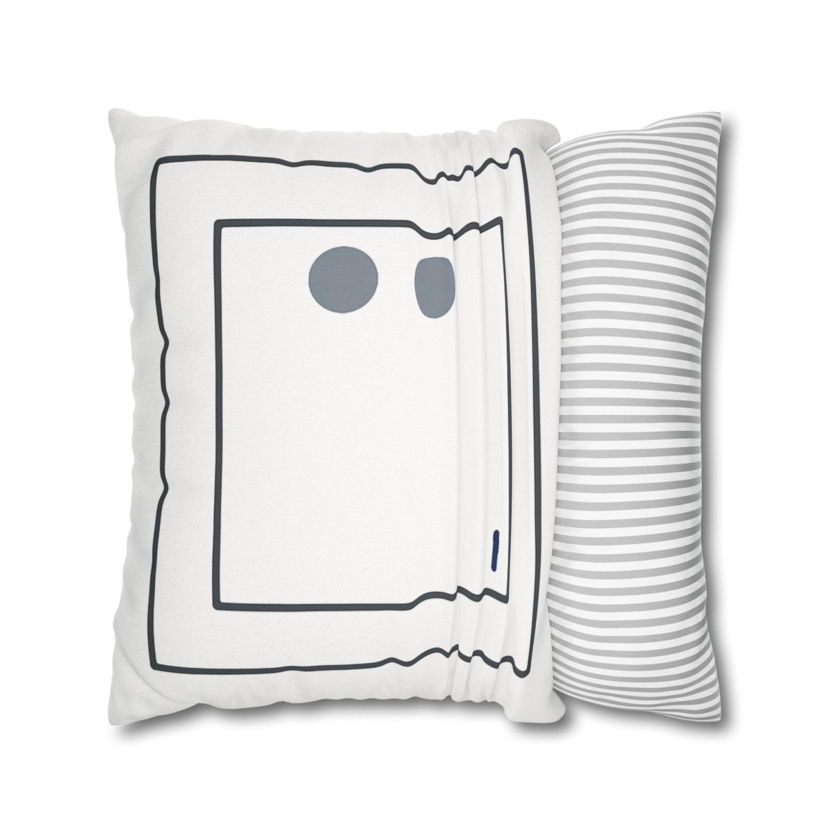 Nested Square With Sliding Circle Pair personalized pillow covers