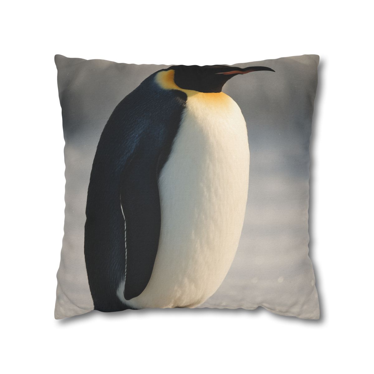 Aurora Drift Emperor Penguin custom pillow cases