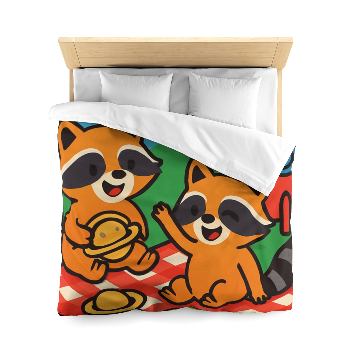 Rocket Racers Picnic designer printed duvets