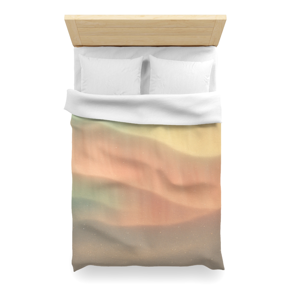 Auroral Dust Gradient designer printed duvets