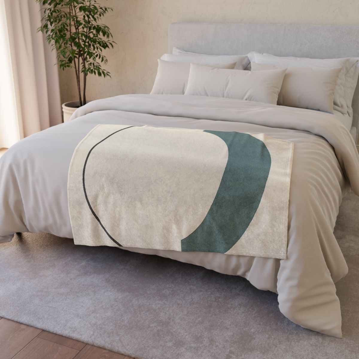 Intersecting Arc Pair unique gift blankets