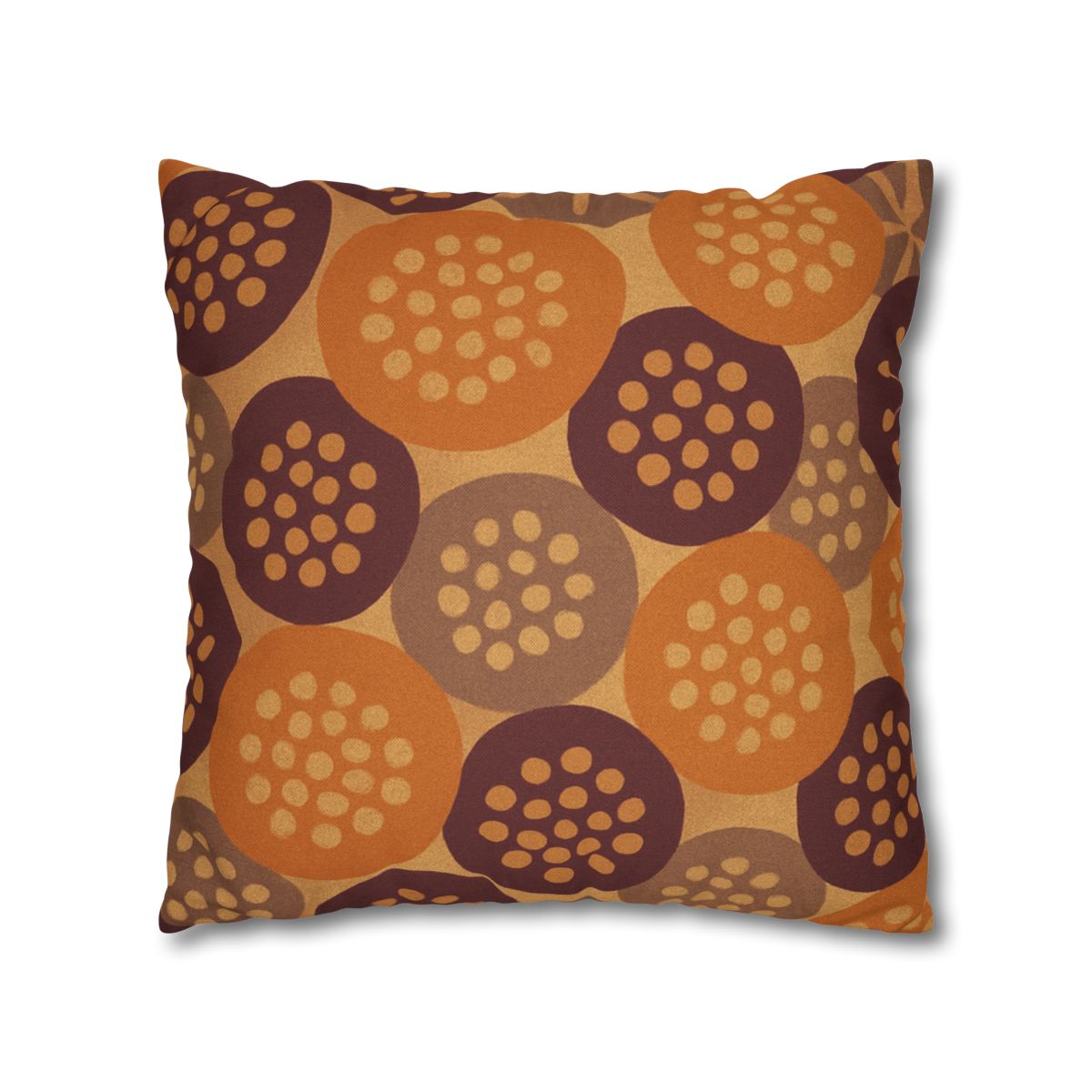 Seed Pod Cluster Mosaic custom pillow cases