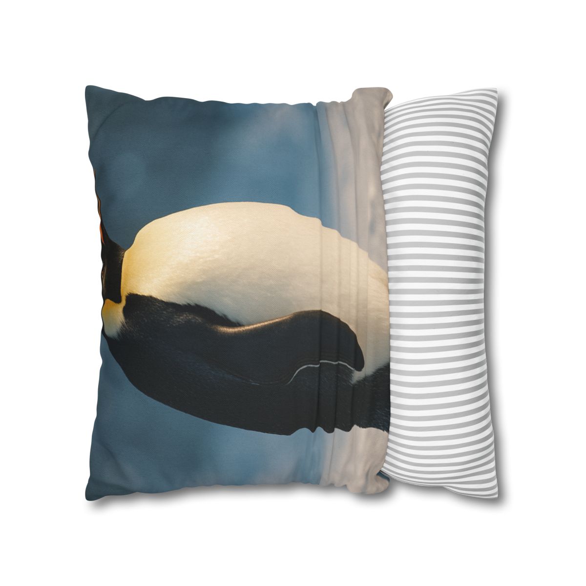 Silver Horizon Emperor Penguin stylish decorative pillowcases