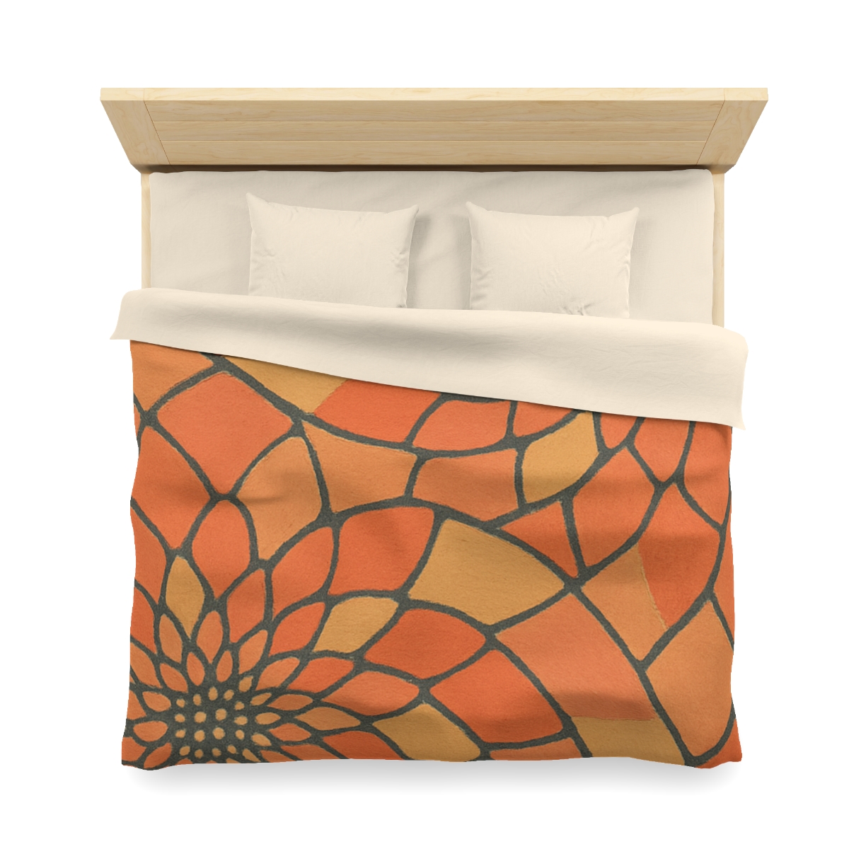 Petal Spiral Matrix custom duvets