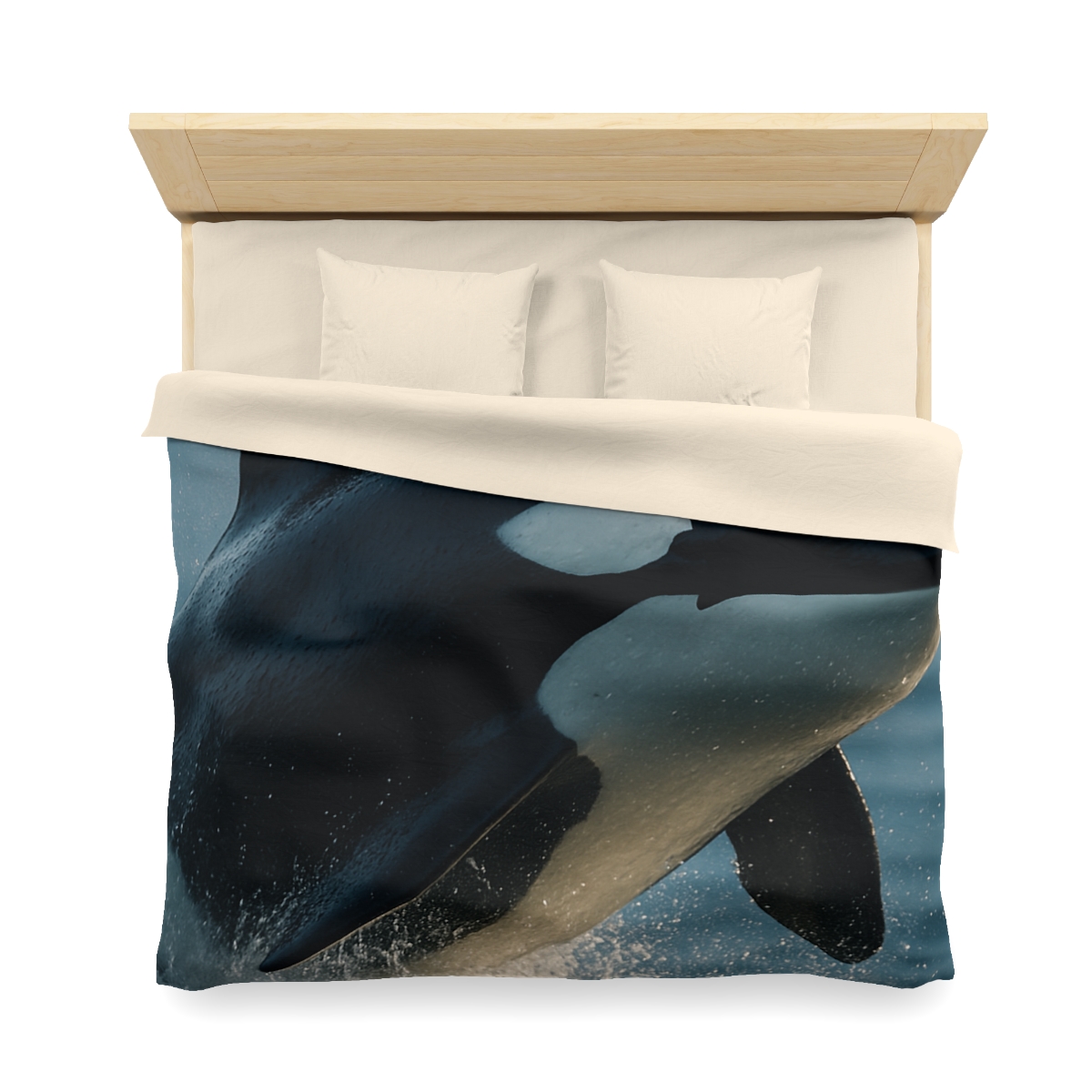 Abyss Glide Orca unique patterned duvets