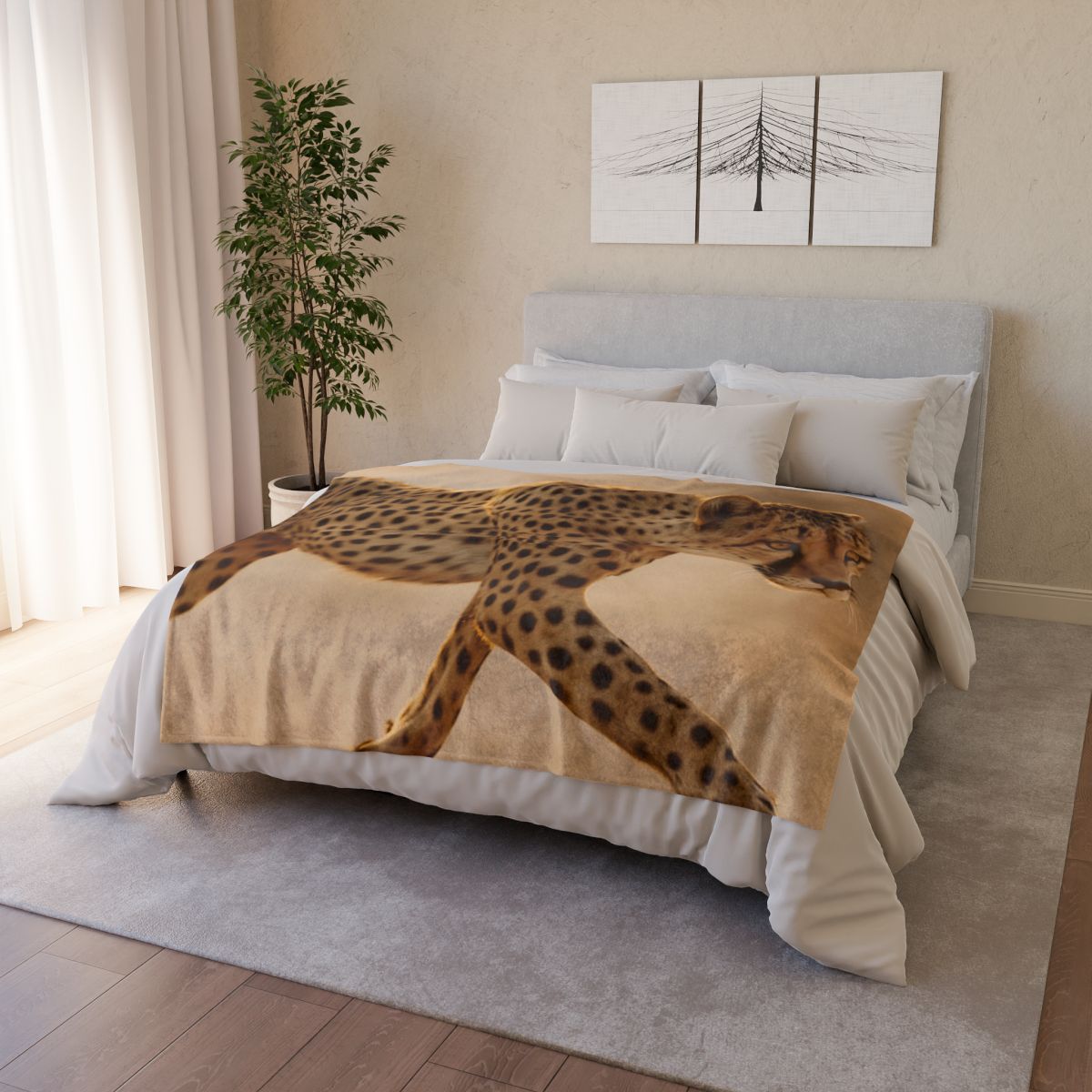 Wind Runner Cheetah unique gift blankets