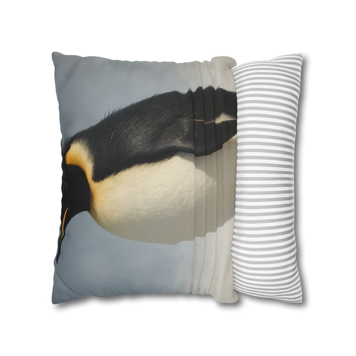 Glacier Gleam Emperor Penguin designer print pillow cases