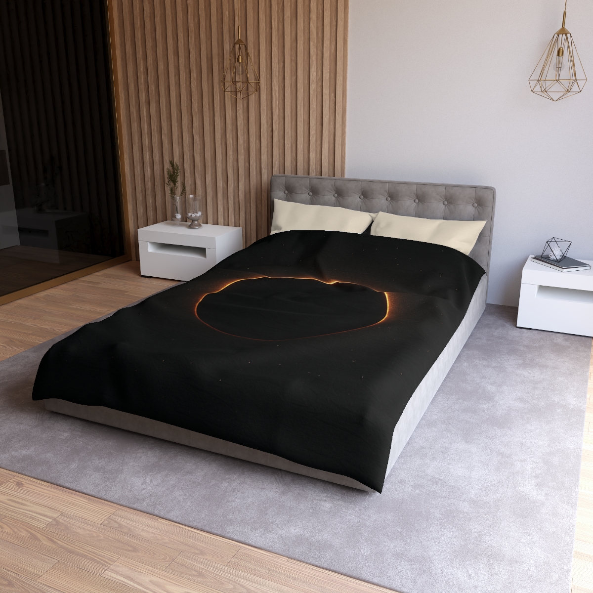 Event Horizon Ink Halo personalized bedding duvets
