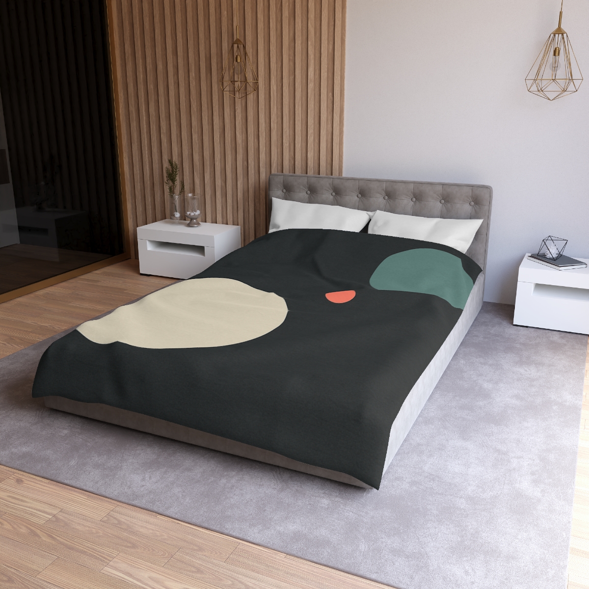 Quiet Orbit Of Three Circles custom duvets