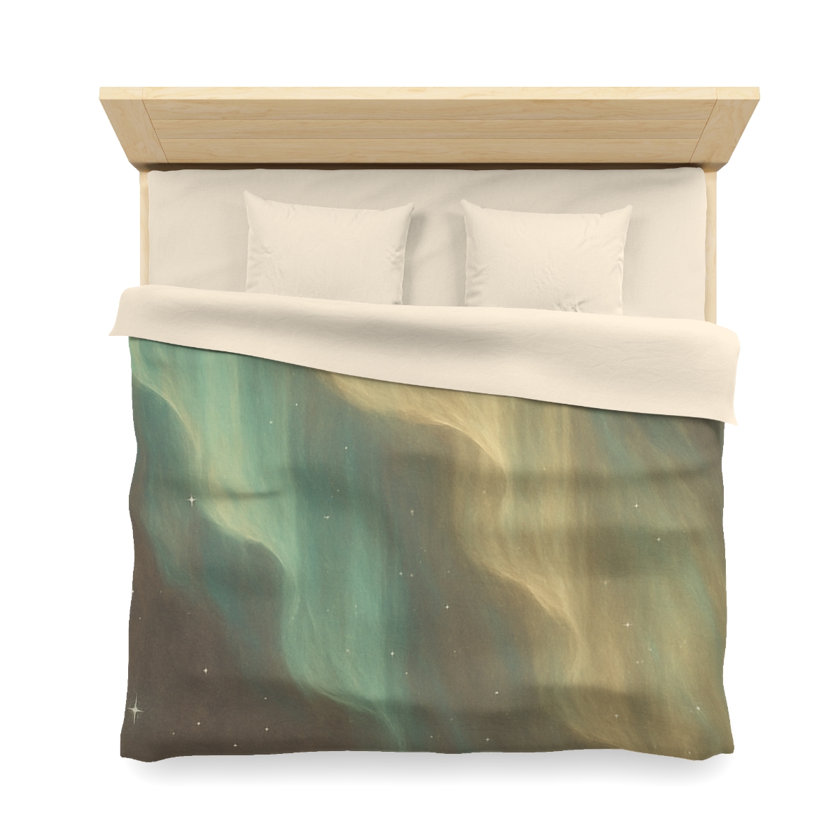Auroral Dust Cascade unique patterned duvets