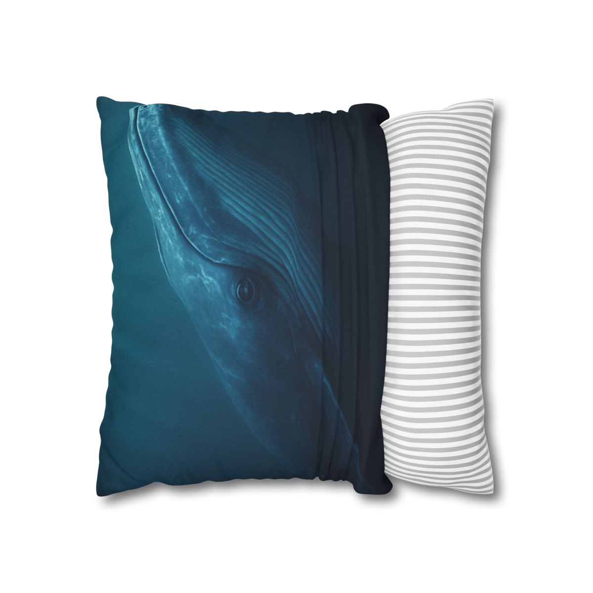 Ocean Giant Blue Whale custom pillow cases