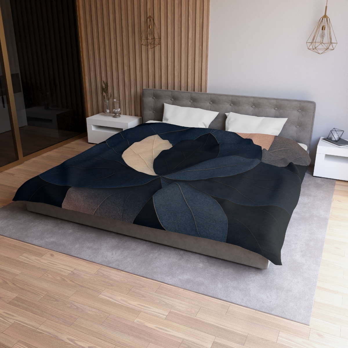 Petal Eclipse Overlays custom duvets