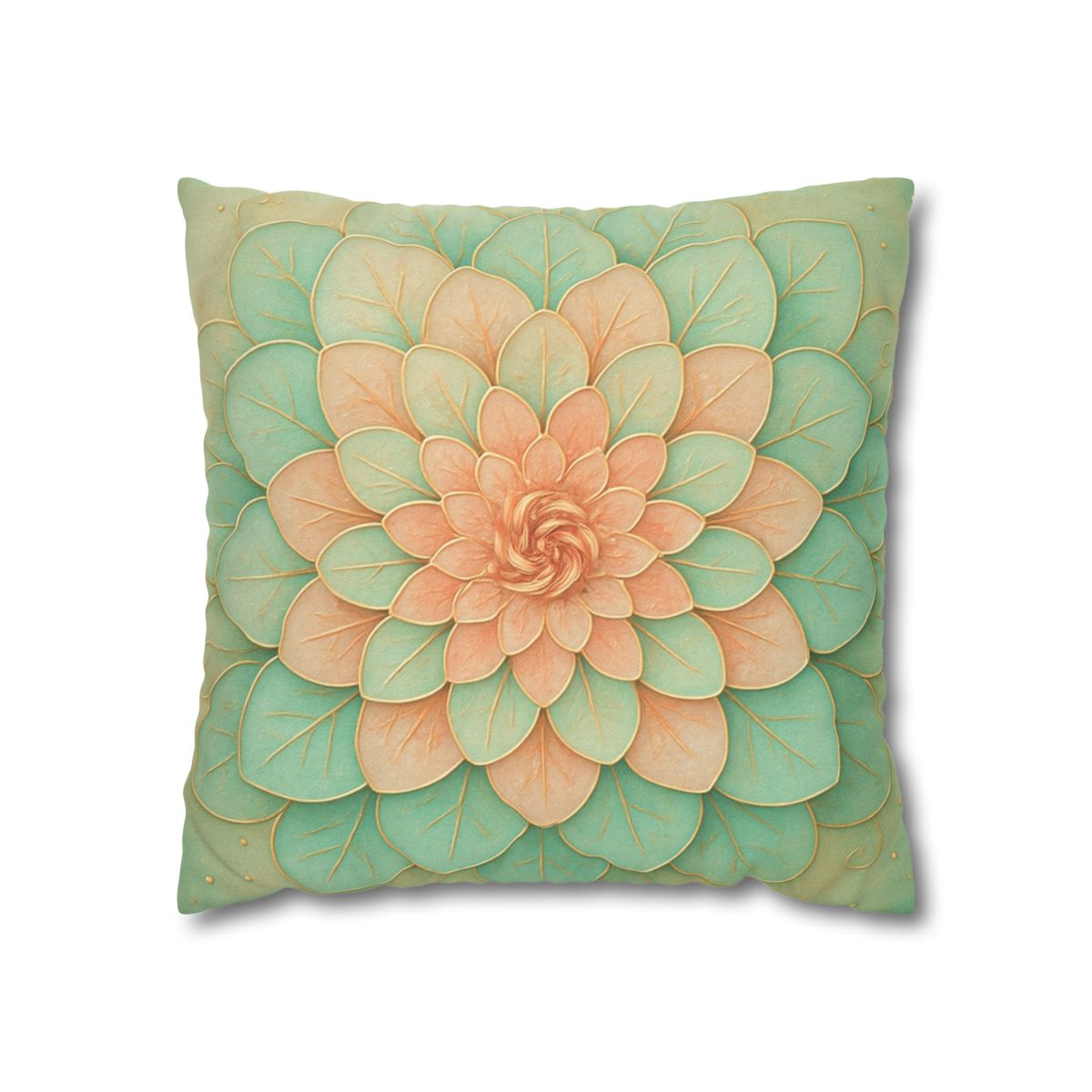 Petal Spiral Mosaic custom pillow cases