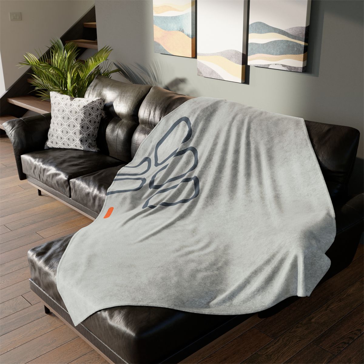 Staggered Low Grid With Missing Cell trendy patterned blankets