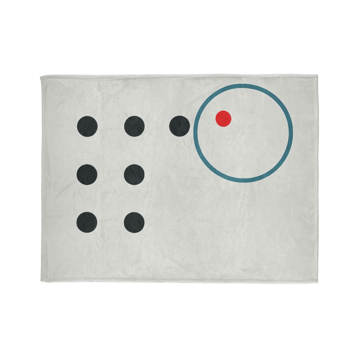 Broken Grid With One Orbit Ring warm winter blankets