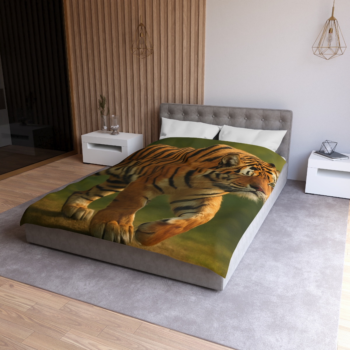 Forest Stalker Bengal Tiger warm winter duvets