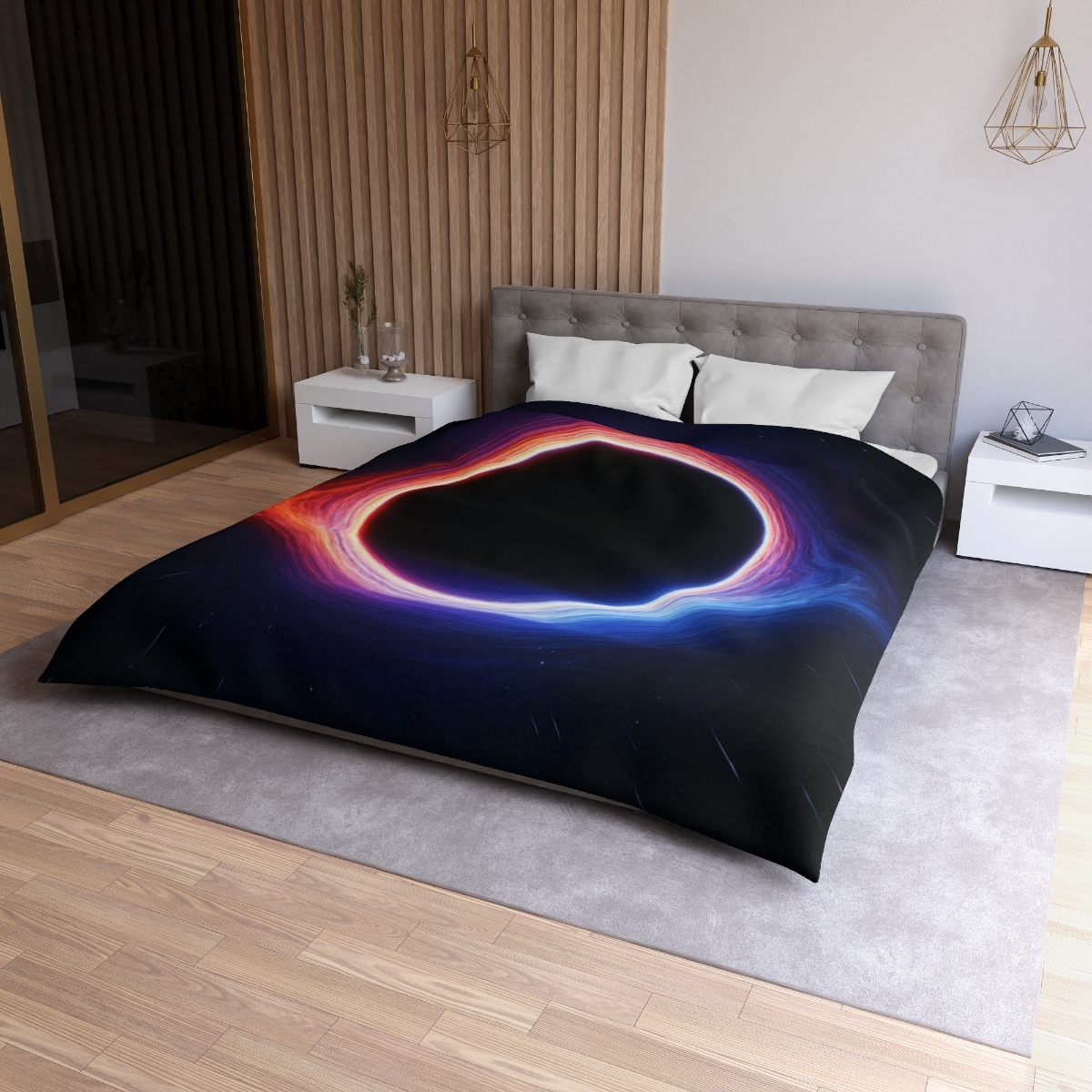 Obsidian Singularity Halo stylish duvet covers