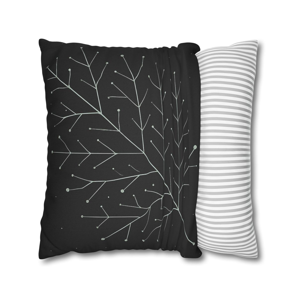 Leaf Vein Constellation Map custom pillow cases