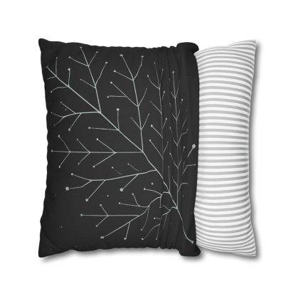 Leaf Vein Constellation Map custom pillow cases