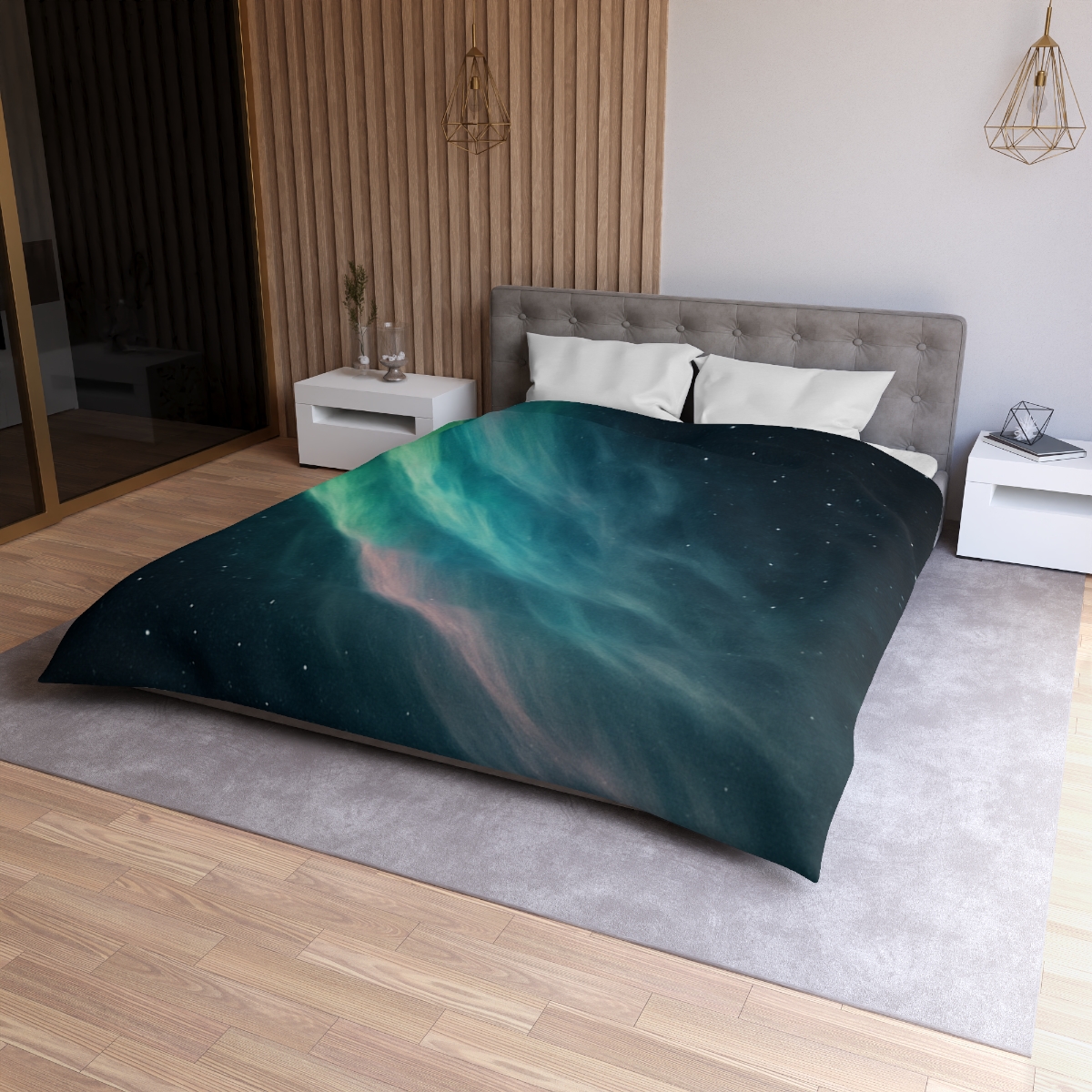 Aurora Veil Starstream soft comforter duvets