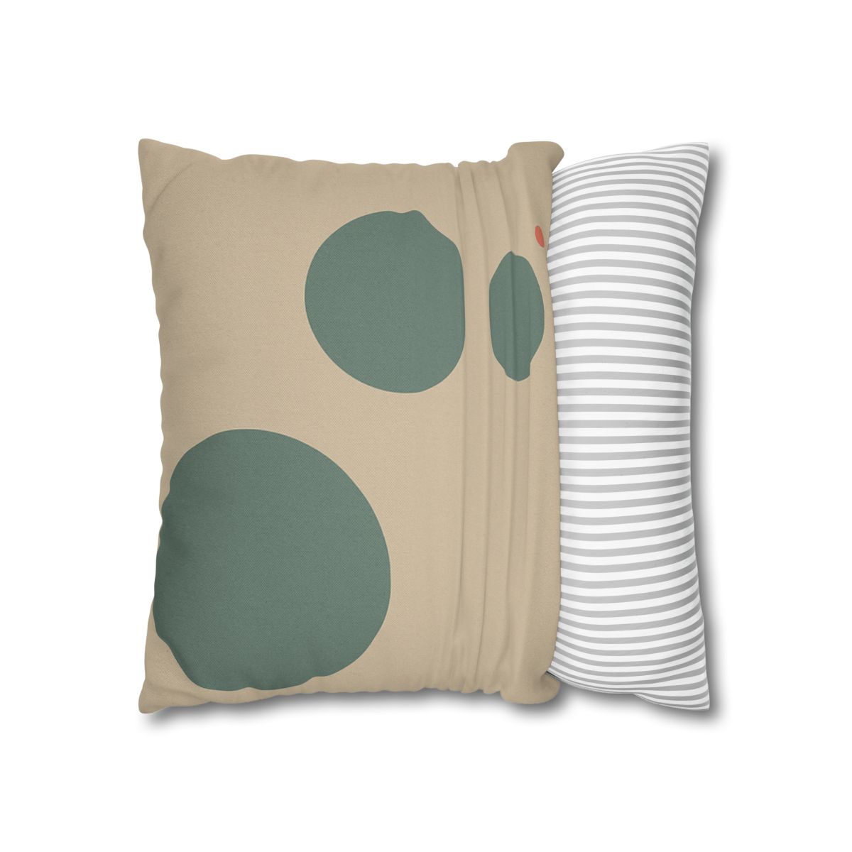 Quiet Triplet Of Offset Circles personalized pillow covers