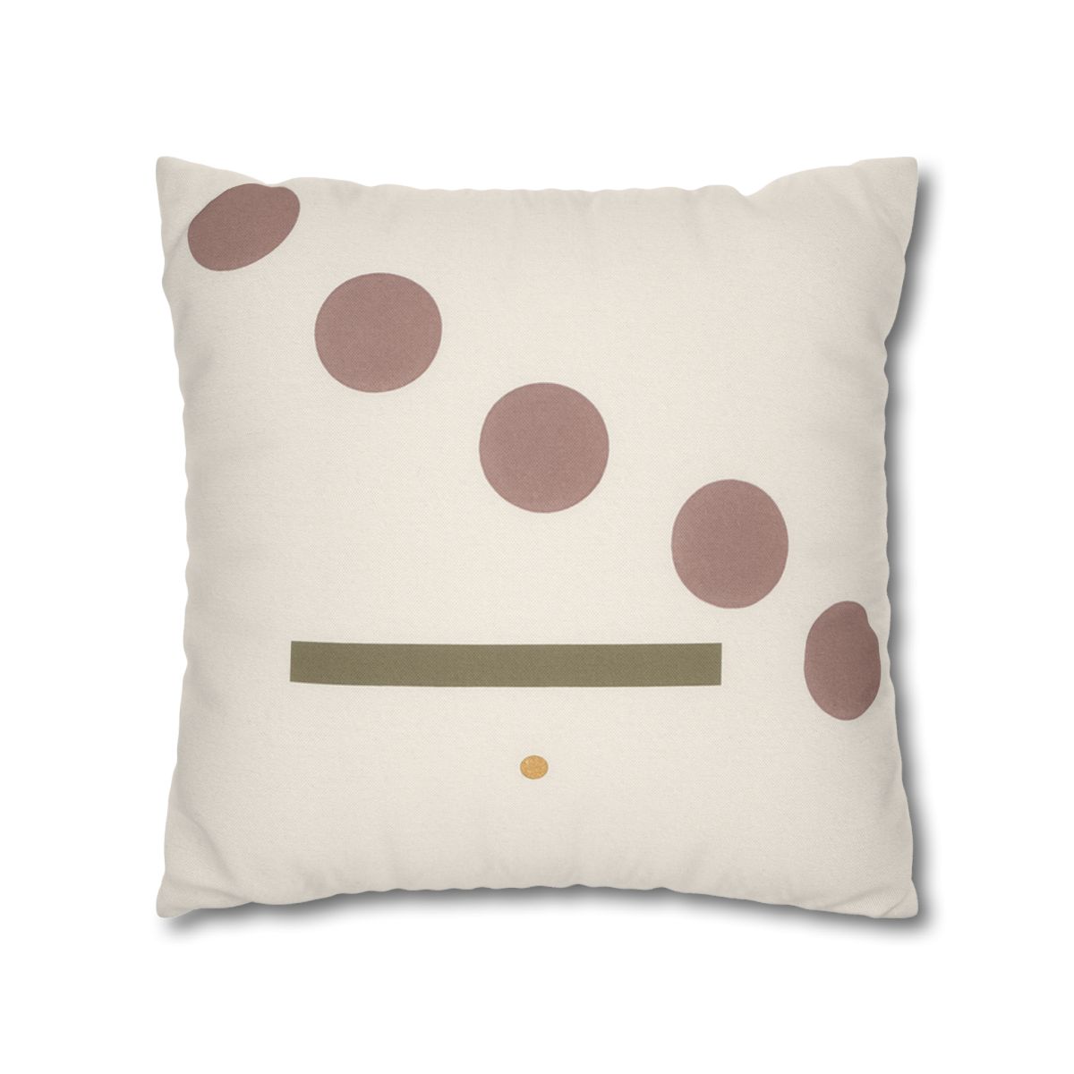 Gentle Zigzag Of Small Circles soft cotton pillow cases