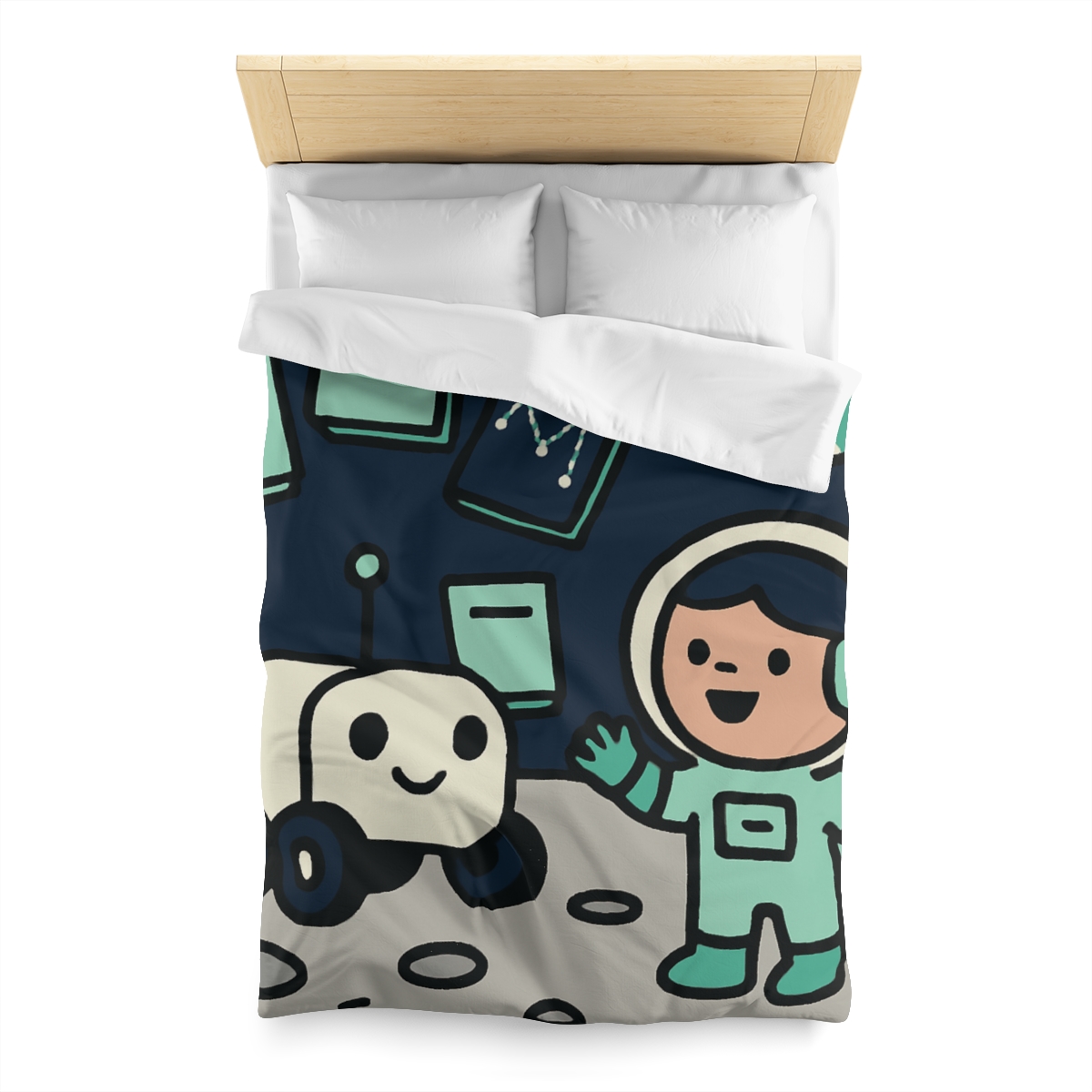 The Moonlit Library Rover warm winter duvets