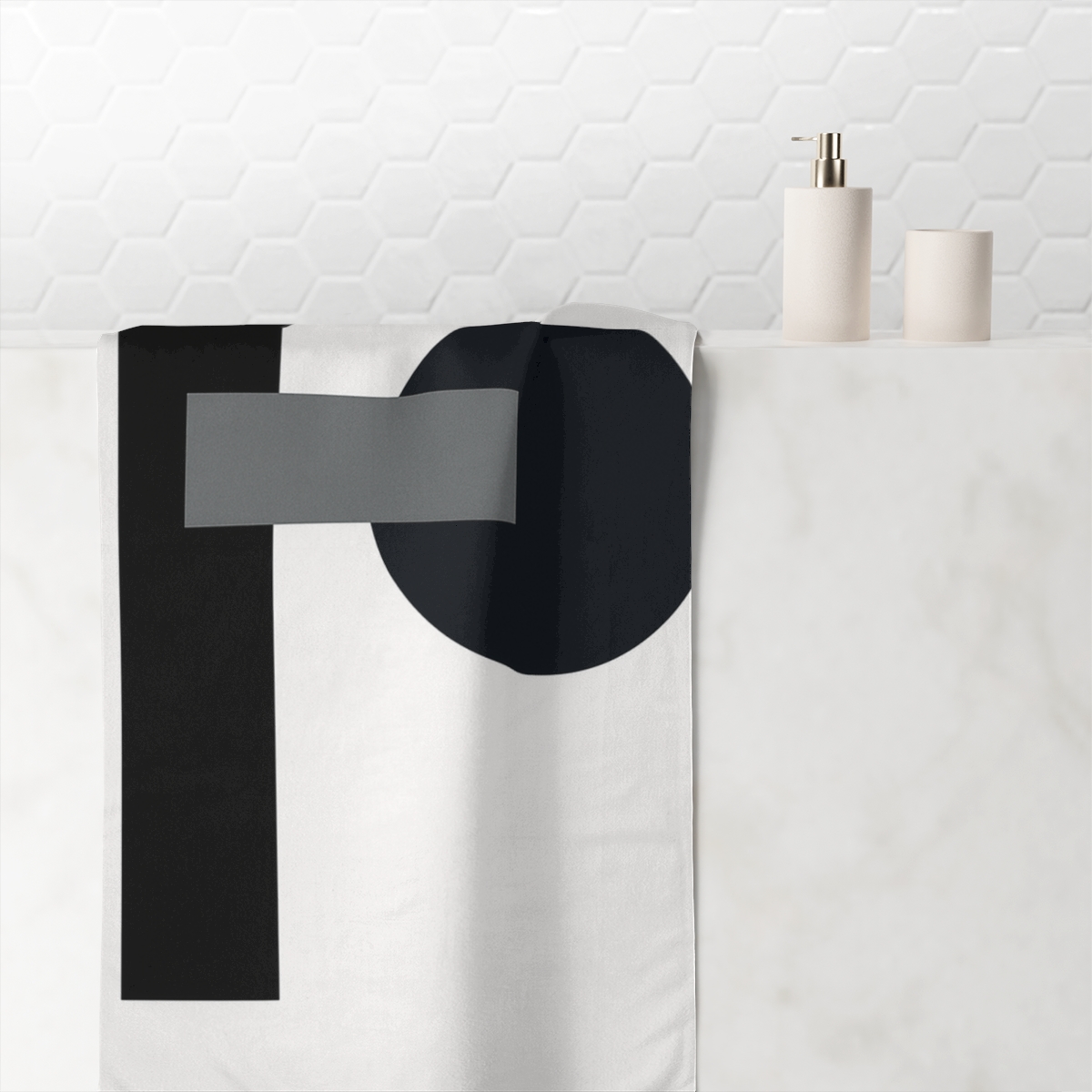 Triad Rectangles In Eclipse Balance stylish beach towels