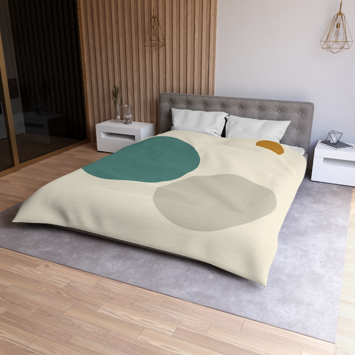 Balanced Triad With Open Center unique patterned duvets