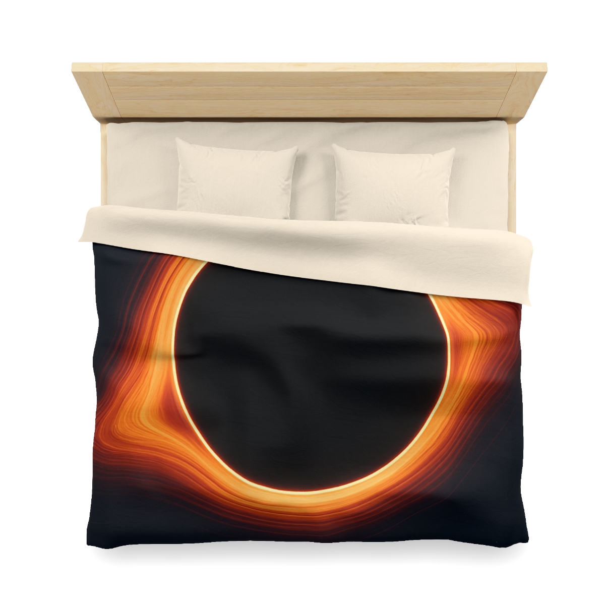 Black Hole Silhouette unique patterned duvets