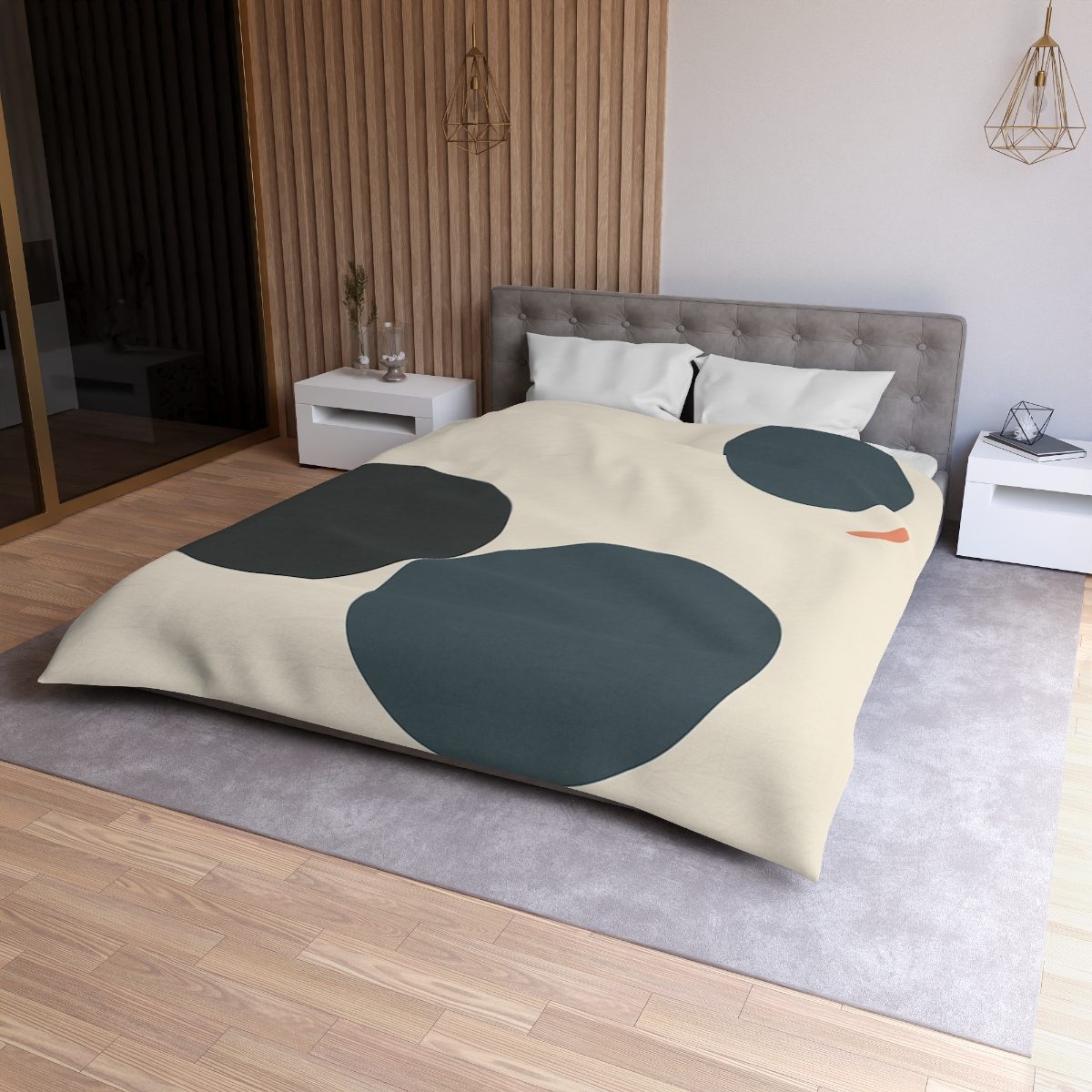 Three Circles With Shared Edge unique patterned duvets