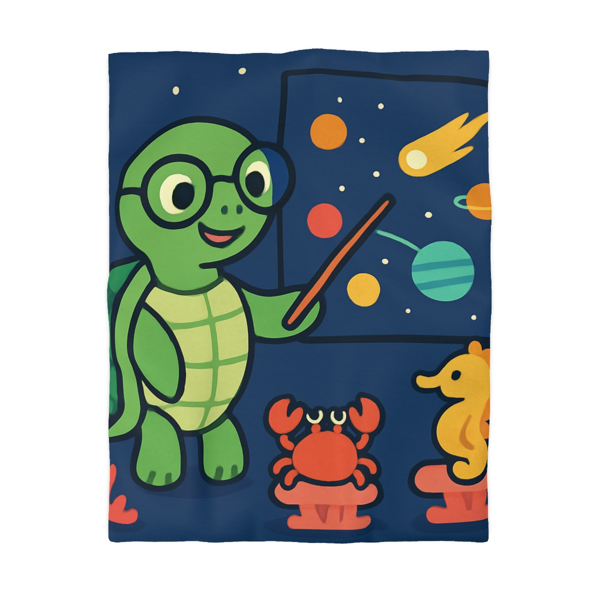 Comet Classroom Turtle stylish duvet covers